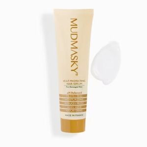 Mudmasky Heat Protecting Hair Serum For Damaged Hair, NIB